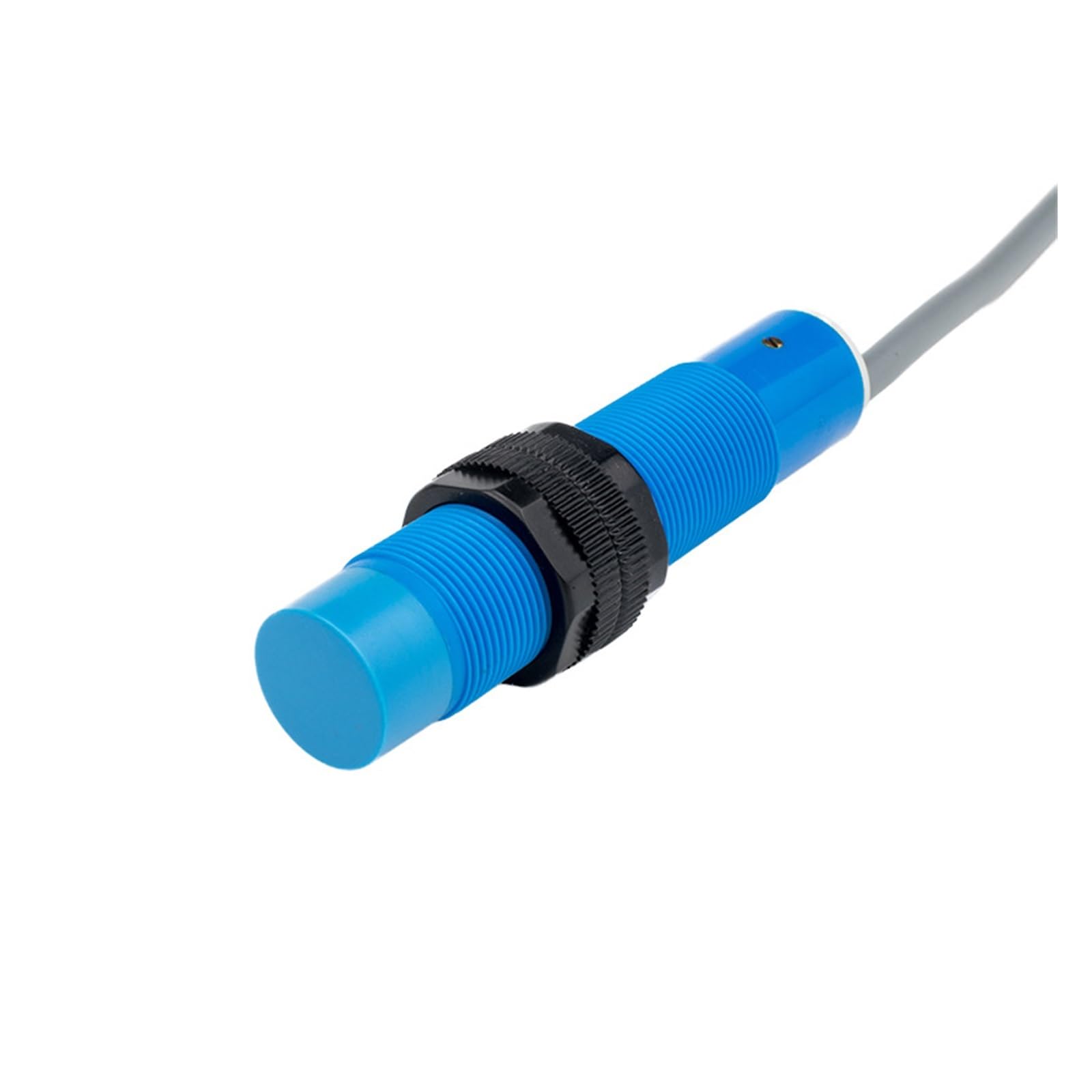 PXQCHAVLN M18 Thread Waterproof Plastic capacitive Proximity Sensor with NPN and PNP Output Level Detection(M18-Flush- PNP NO-8MM)