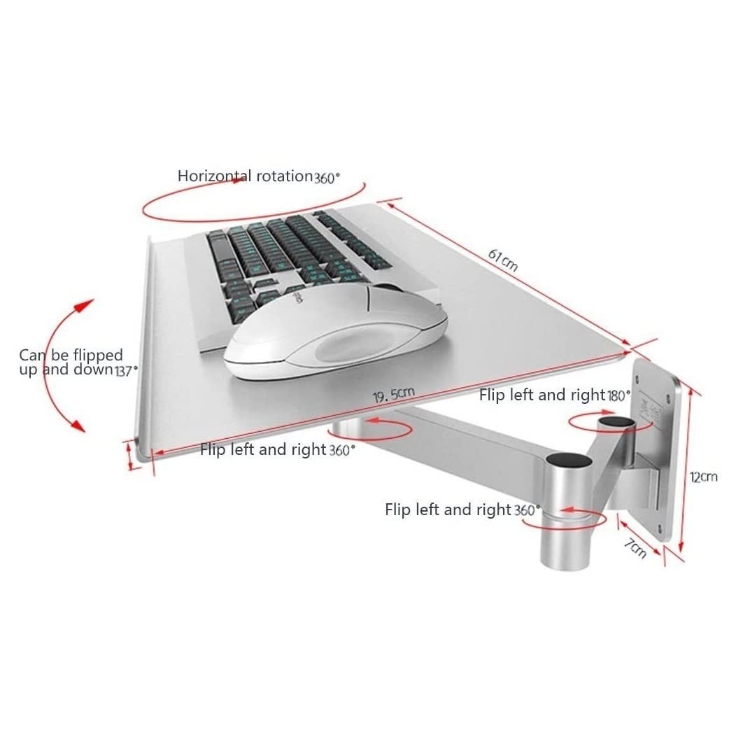 de teclado soporte para teclado soporte aAdjustable para teclado de pared mouse cajón teclado telescóo industrial de pared que ahorra espacio