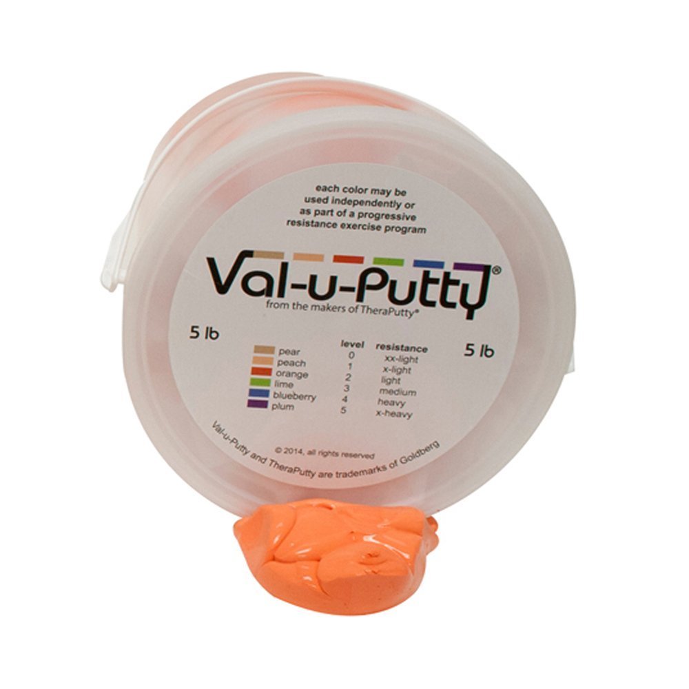 Val-u-Putty 10-3952 Exercise Putty, Light, Orange, 5 lb.