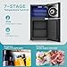 EUHOMY Double Door Mini Fridge With Freezer, Freestanding Wine Cooler Refrigerator With Reversible Door, Compact Refrigerator Temperature Control, Wine Fridge Perfect For Kitchen Home Office.