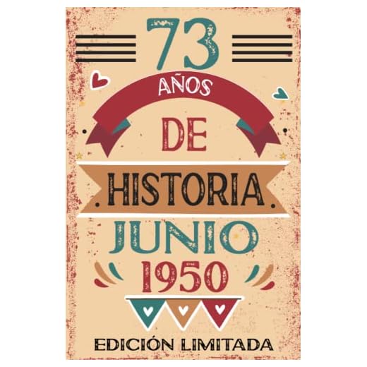 73 Años De Historia Junio 1950: Libro de visitas, cuaderno, 110 páginas de felicitaciones, idea de regalo, regalo Para la esposa, novia, mujer, La madre