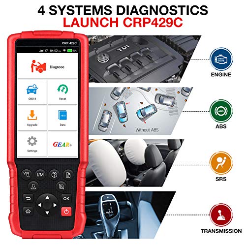 image for LAUNCH X431 CRP429C OBD OBD2 Scanner ABS SRS TCM ENG Code Reader Autom