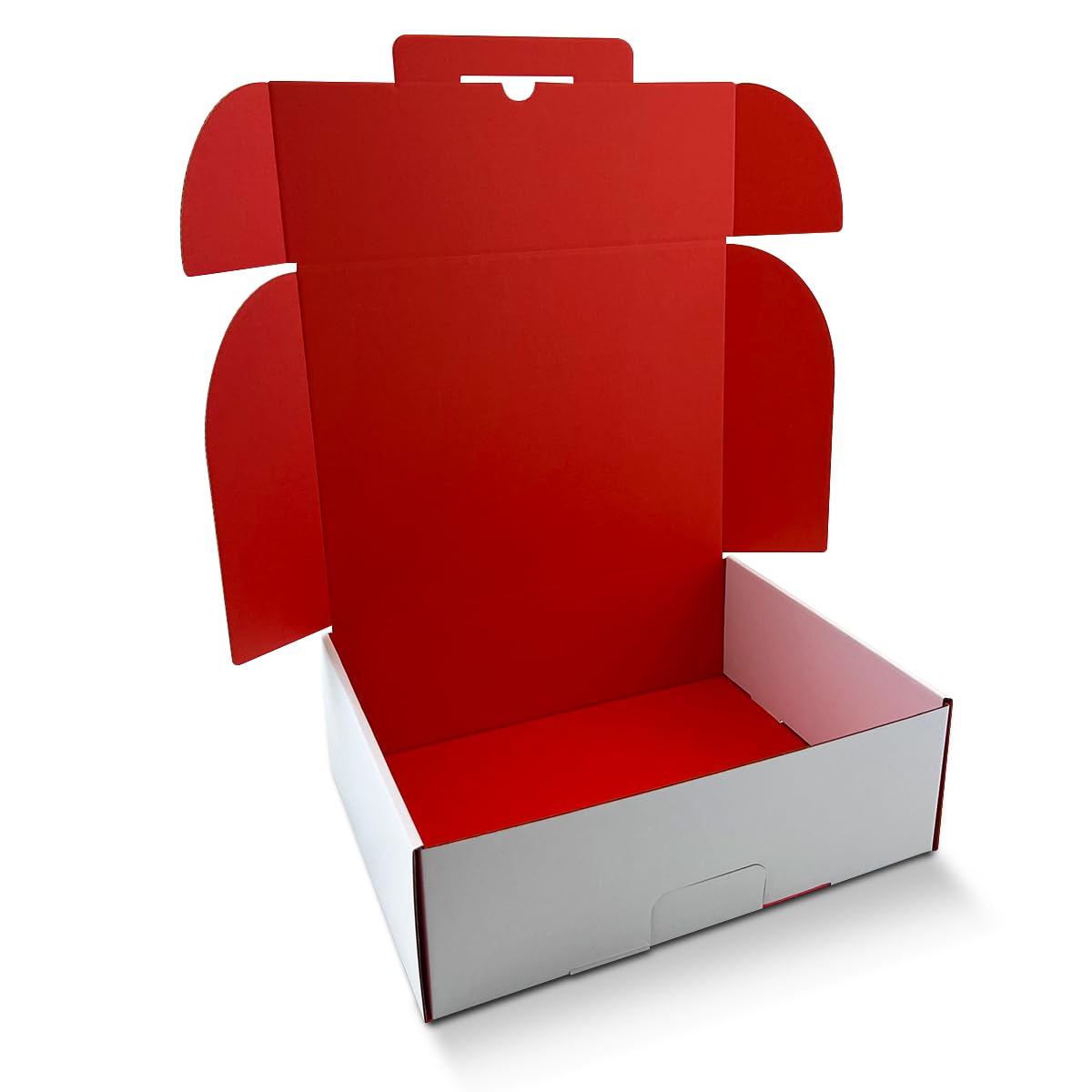 Gift Cardboard Boxes Postal Boxes - Medium Tuck In Flaps 280x219x92mm (Red, 200)