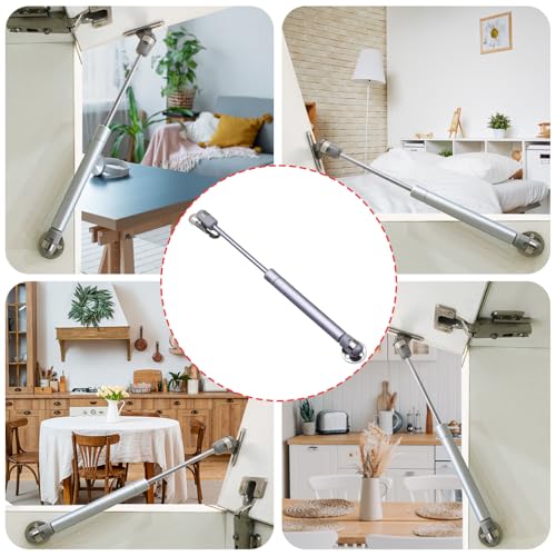 Baxcdyswe 4PCS Gasdruckfeder, Gasdruckdämpfer 100N, Ersatzteil Schranktür Dämpfer, Gasfeder Heckklappe Hydraulikfeder Gasfeder Möbel für Küchenmöbel, Schrank, Bücherschränke, Soft Close Klappenfeder