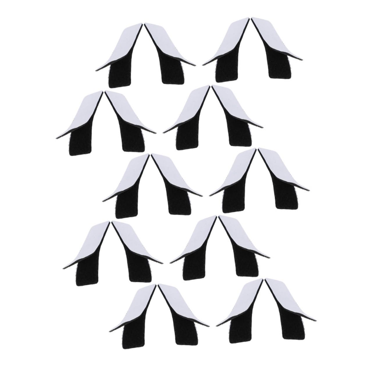 HAWILLOSCH DIY Crafts Fasteners 20pcs Self-Adhesive Sticky Hook and Loop Tape for Mounting and Repairs