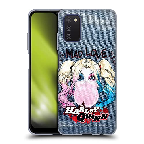 Head Case Designs sous Licence Officielle Batman DC Comics Gomme à Bulles Harley Quinn Graphiques Coque en Gel Doux Compatible avec Samsung Galaxy A03s (2021)
