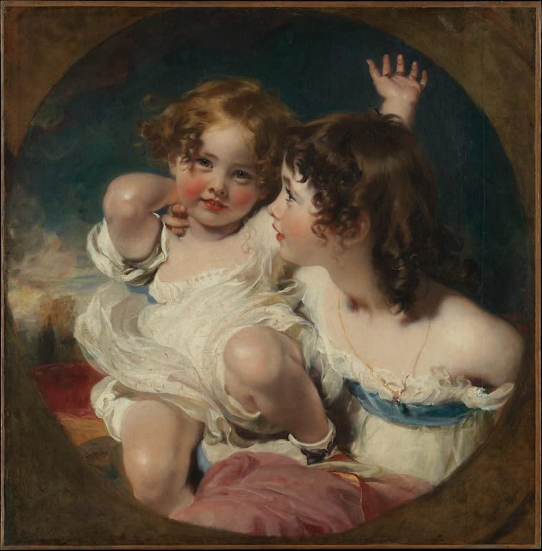 Cuadro en lienzo decorativo 60x90cm de los niños tranquilos de Sir Lawrence para pared de oficina