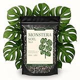 Monstera Soil/Premium Potting Mix – Organic Blend for Healthy Growth | Perfect Drainage & Aeration | Nutrient-Rich | Monstera Deliciosa, Borsigiana, Adansonii & Variegated Varieties (2 QTS)