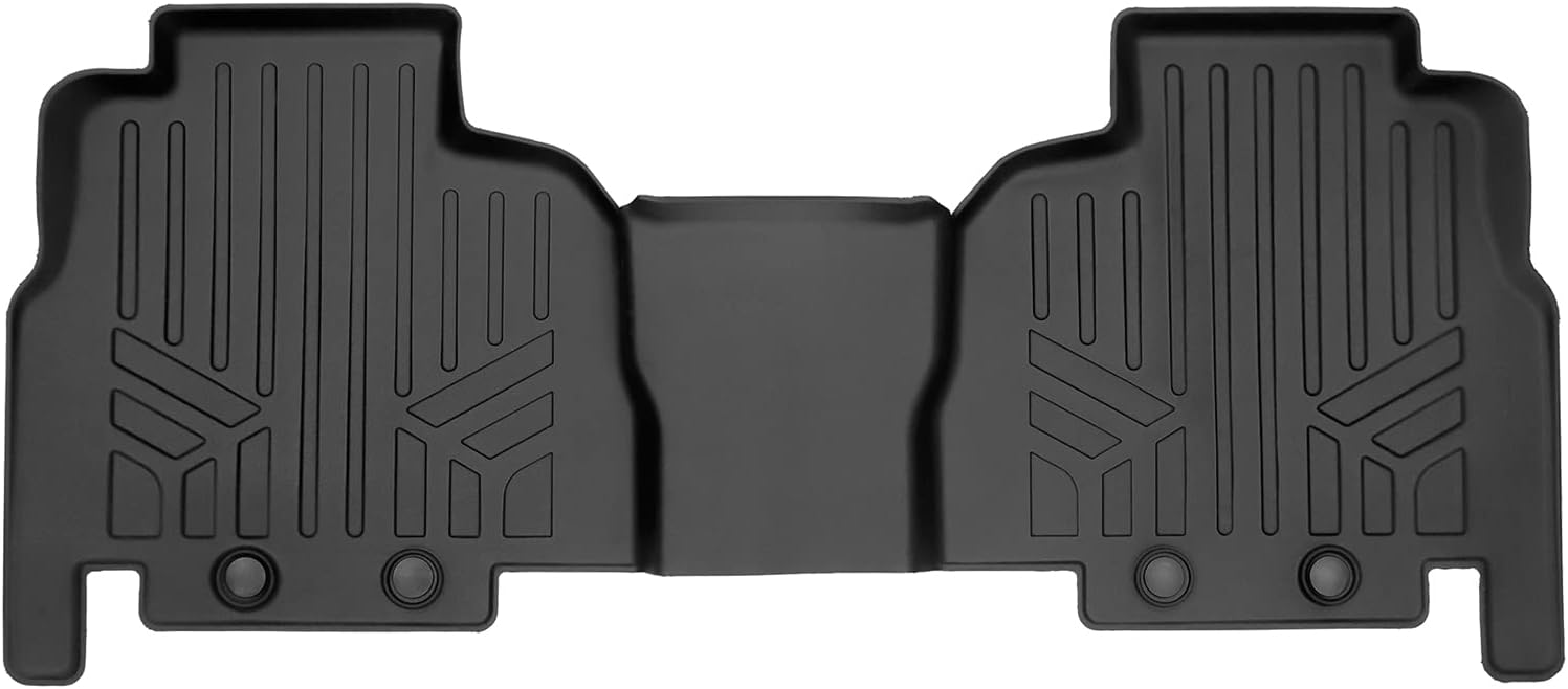 SMARTLINER All Weather Custom Fit Black 2nd Row Floor Mat