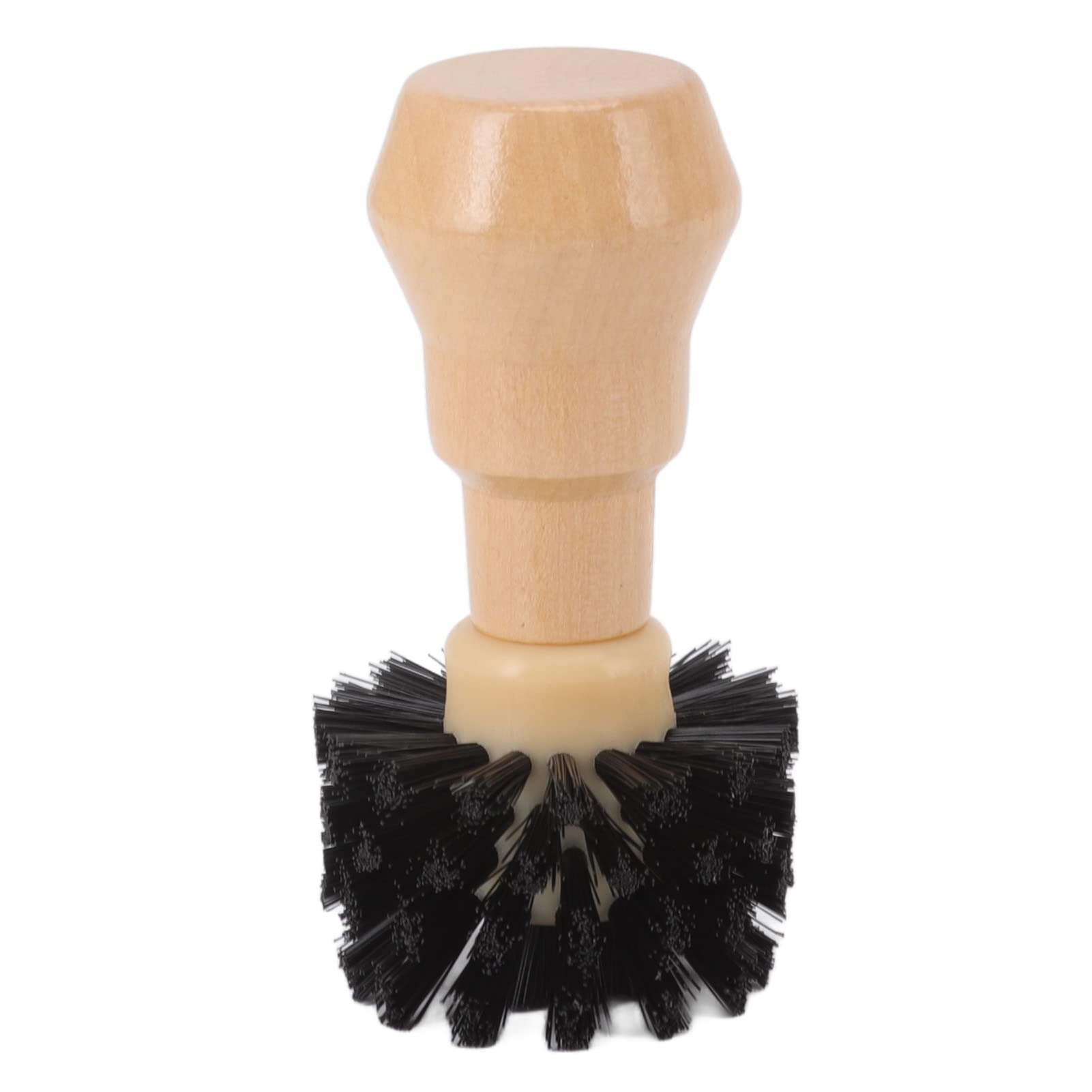 Szczotka do Czyszczenia Kolby do Kawy, Profesjonalny Przenośny Ekspres do Kawy, Szczotka do Kolby Ubijak do Kawy z drewnianą rączką do Narzędzi Kuchennych 58 Mm 2,28 Cala