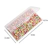 CCINEE 3D Fruit Nail Slices,Assorted Polymer Clay Slime Slices Bulk for DIY Crafts Supplies,4000PCS,1/4 Inch #2