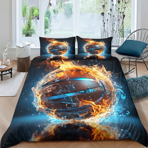 Parure lit basketball 3D pour en finir avec le linge de lit terne et fragile - 2