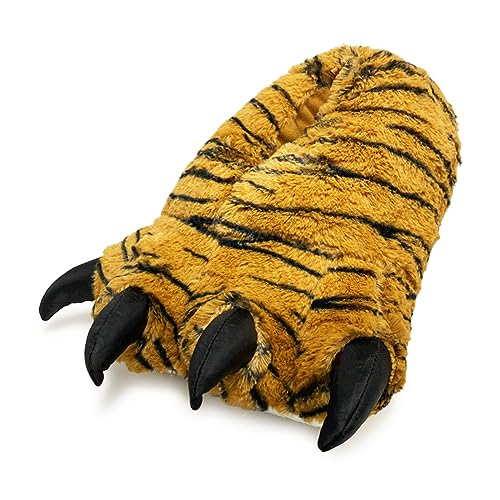 NORTY Stuffed Furry Animal Claw Paw Slippers for Toddlers, Kids, and Adults - Cozy Plush Design - Perfect for Boys, Girls, Men, and Women - House Footwear
