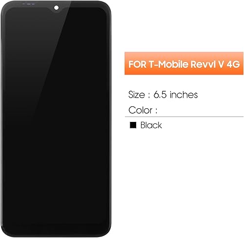 Miniatura 2 de Reemplazo de pantalla para T-Mobile REVVL V 4G (TMRVL4G) 6.5" pantalla LCD táctil digitalizador de vidrio con marco