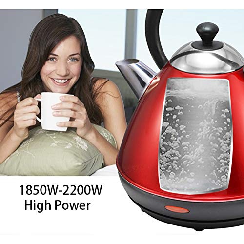 Hervidor eléctrico inalámbrico 1.7L rápido 2200W naranja miniatura 3