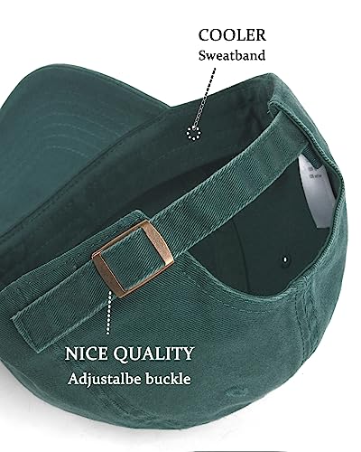 Image of FURTALK Unisex Vintage Washed Unstructured Baseball Cap Washed Cotton Adjustable Dad Hat