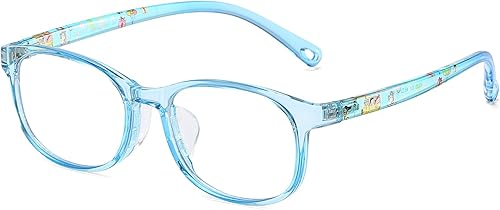 Miniatura 1 de DUCO Blue Light Glasses for Kids Girls Boys,Gaming Computer TV Phone Fake Glasses for Kids Age 6-10,Anti Bluelight & UV K023