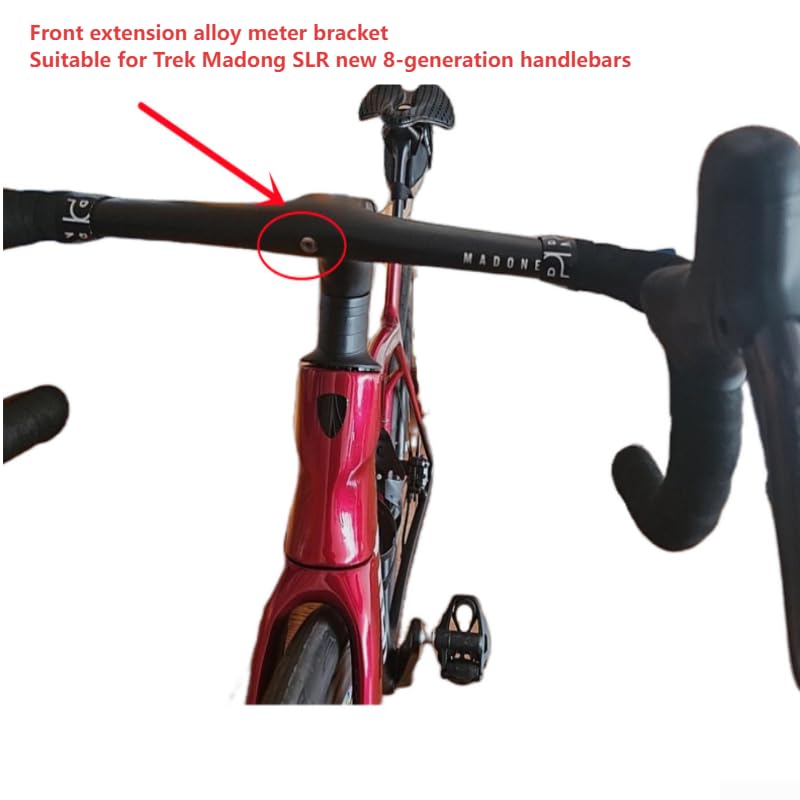 Soporte de aluminio mecanizado para Trek Madone Gen 8 con ajuste angular integrado 4