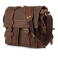 BW Vintage Military Men Canvas Messenger Bag Shoulder Bag