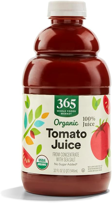 Organic 100% Juice, Tomato, 32 fl oz