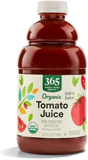 365 by Whole Foods Market, Organic 100% Juice, Tomato, 32 fl oz