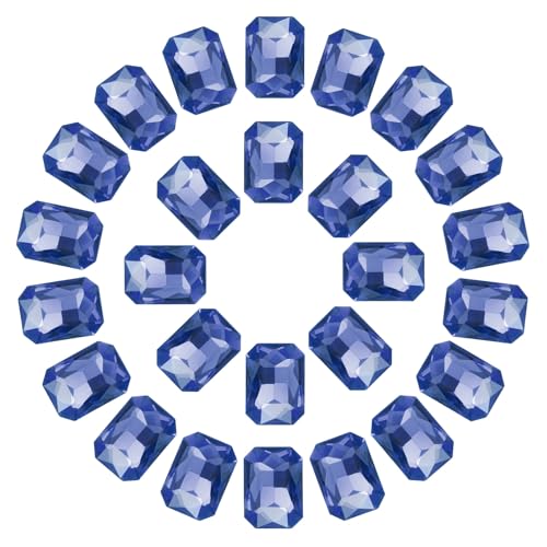 Diamantes de imitación rectangulares de 13 x 18 mm para apliques textiles 2