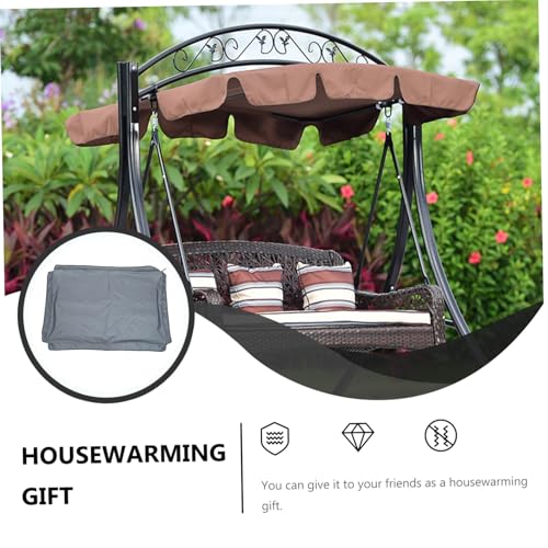 Cubierta para columpio impermeable y resistente para la protección de muebles de jardín 8
