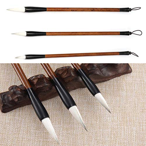 3PC Calligraphy Pens Chinese Japanese Brushes Set Ink Painting Writing Art Drawing Pro