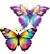 Kites for Adults and Kids, Large Butterfly Kites Easy to Fly Kite with Long Tail, Big Kite with H...