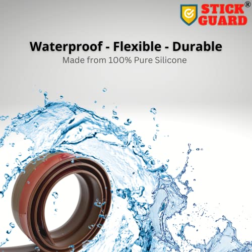 Image of Door Seal Strip for Blocking Insects Air Dust - Self Adhesive Silicone Door Draught Excluder for Bottom of Door Soundproof Weatherproof Under Door Draught Excluder -