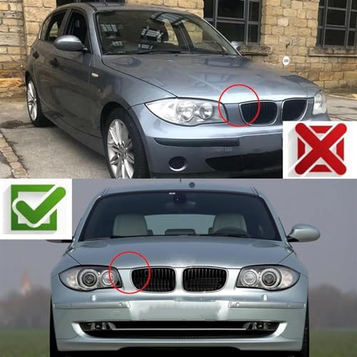 Calandre avant BMW E87 E81 E82 E88 grille de calandre de course diamant pour phase 2 - 3