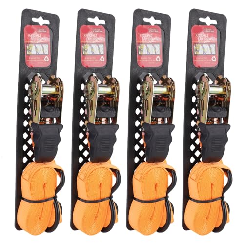 Correas de trinquete de 1 pulgada LiebeWH para amarre de carga de automóviles en transporte