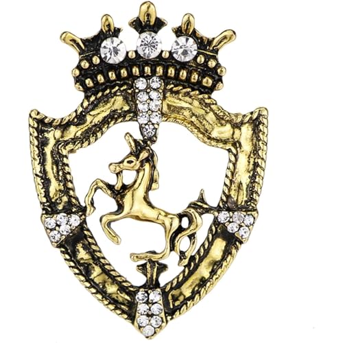 �u���[�` �����Y�X�[�c�̃R�T�[�W��horse lapel�s���o�b�W�����A�N�Z�T���[�̂��߂̐V�����r���e�[�W���C���X�g�[�������ȉ����̃u���[�` �W���G���[�M�t�g (Metal color : Gold-color) (�S�[���f��)