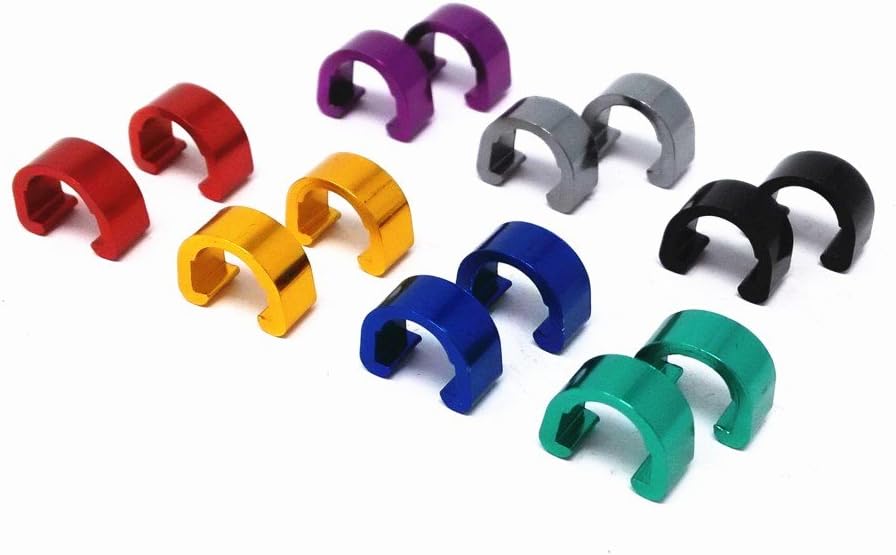 Bike Clips Types Amazon.com: Honbay 14pcs Mix Color Aluminum Bicycle Road Mountain Bike ...