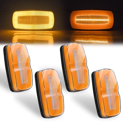 Luces de posición LED de 12V 24V con intermitente dinámico para camión y caravana