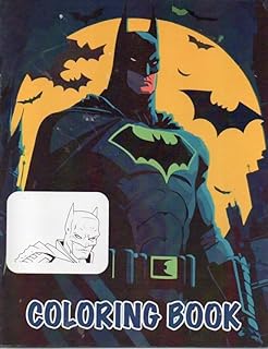 دفتر تلوين bat man coloring book