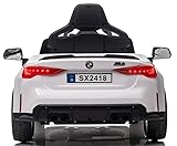 BMW M4 Ride on Car 2WD Rear Wheel Drive Kids Licensed Competition Sport Coupe 12v Electric Batery Epic Play White - Image 3