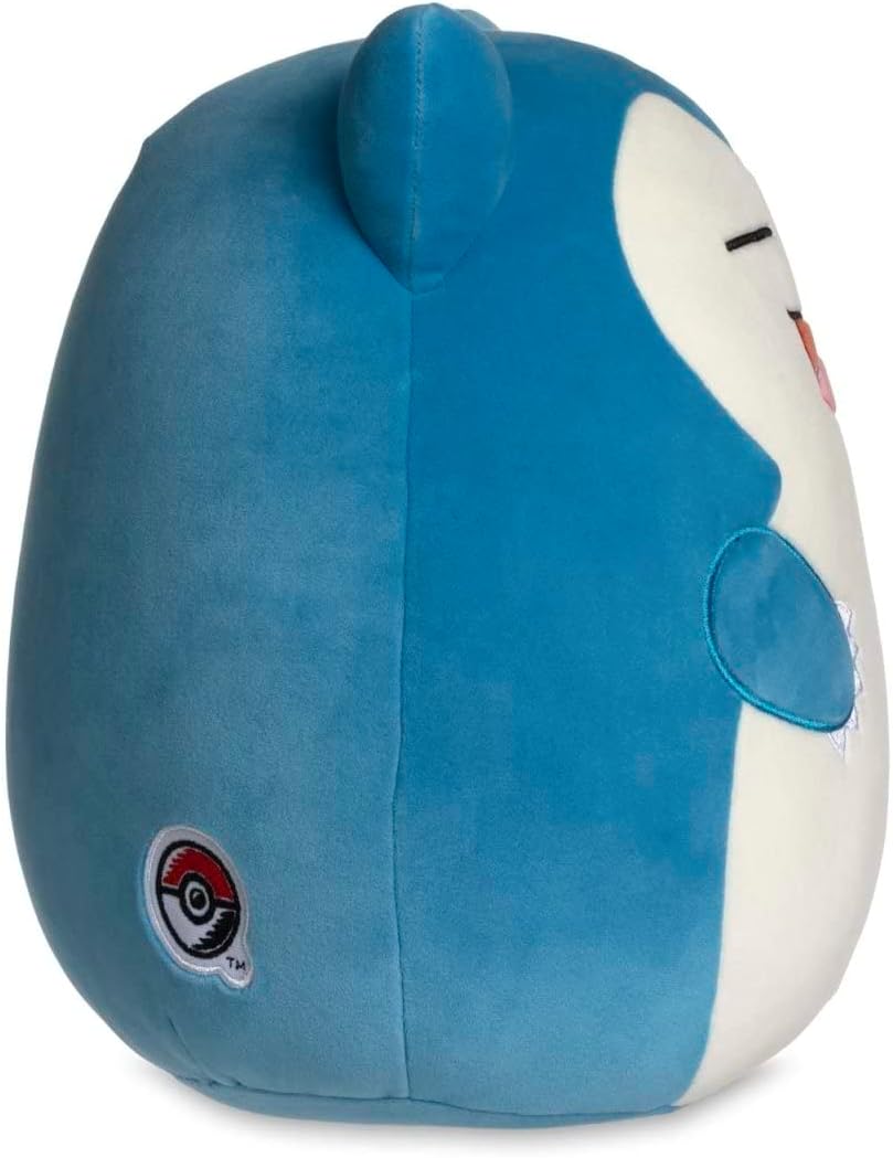 Squishmallows Pokemon Center Exclusive 12-Inch Snorlax Plush - Official Jazwares Plush, Blue