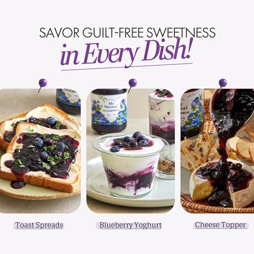 image for My Normal Low Calorie Blueberry Jam – Diabetic-Friendly, Canadian Bl