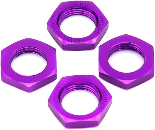 Miniatura 4 de 4pcs 17mm Wheel Hex Nuts Mount 4pcs for RC 15 TRAXS X-maX 77086-4 HSP RC Car - (Color 4pcs)