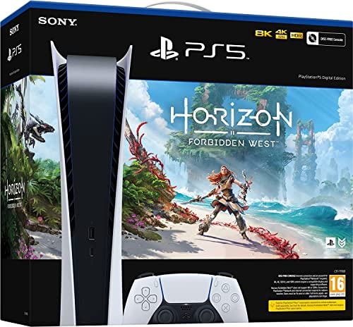 Console Sony Playstation 5 Digital Edition + Horizon Forbidden West - vue 2