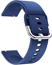 Exelent Watch Strap belt 19MM Strap for Compatible with Silicone Replacement Strap Belt (Blue, 19 mm)