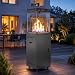 Viketeri Heizstrahler Terrasse Gas 13kW Terrassenheizer Mit 360° Lenkrollen
