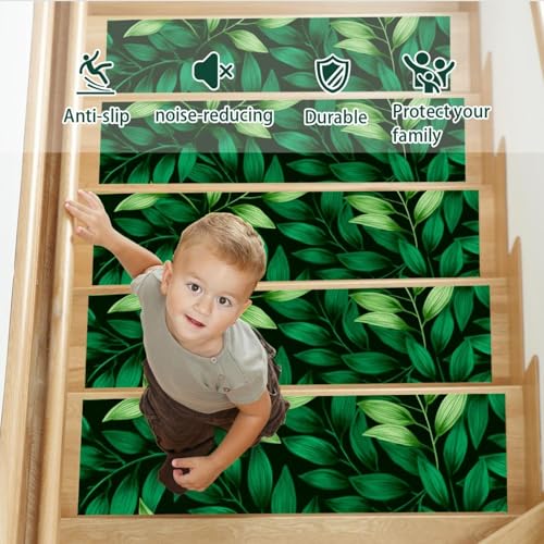 Tapis d'escalier antidérapants pour escalier bois glissant : solution réutilisable - 4