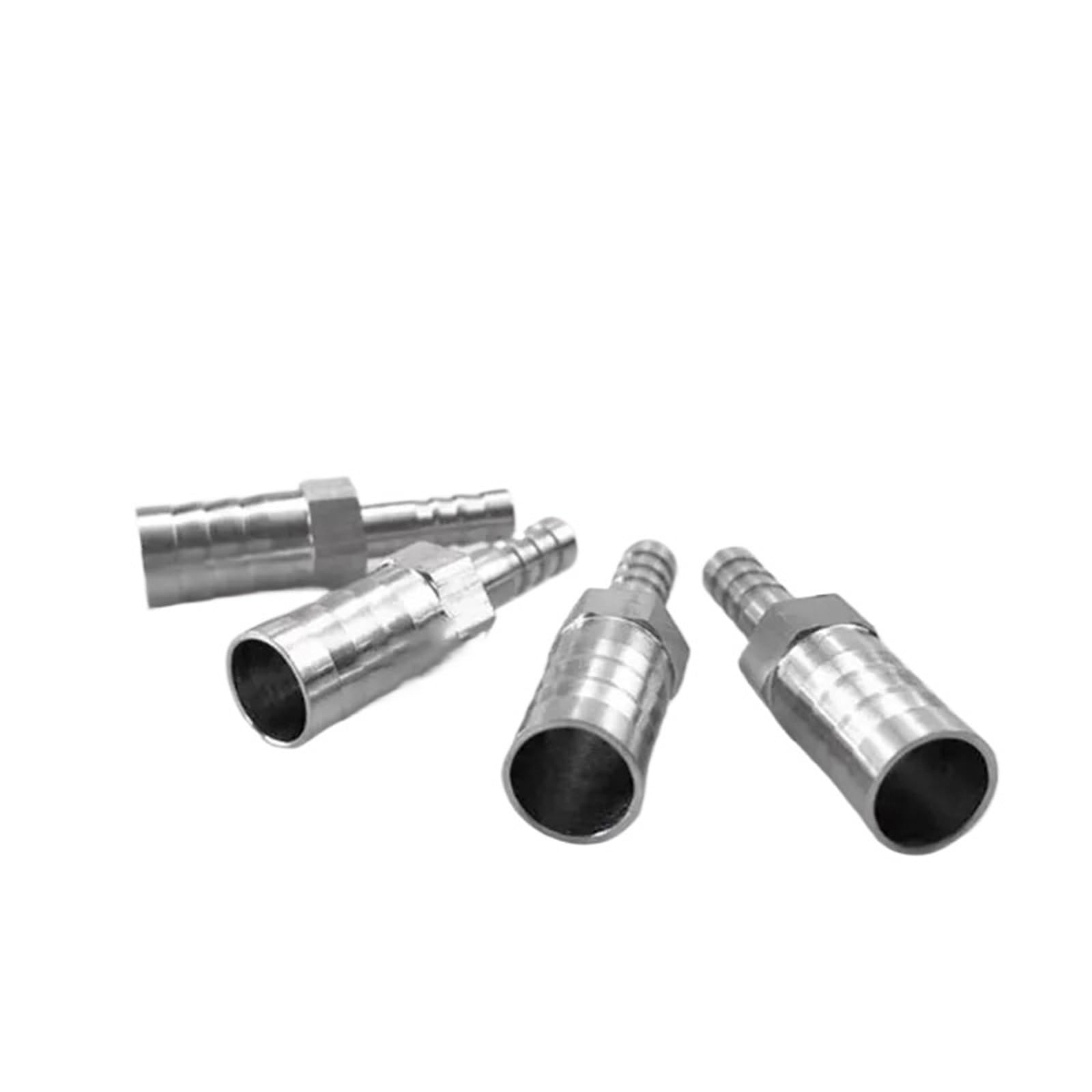 4mm 6mm 8mm 10mm 12mm 14mm 16mm 20mm 2 espiga for manguera recta de dos vías 304 conector reductor de instalación de tuberías de púas de acero inoxidable(25mm-50mm)