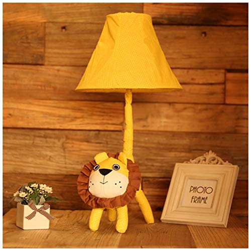 SMC Kinderzimmer Cartoon Lion Tischlampe Schlafzimmer Nachttischlampe Schönes Wohnzimmer Arbeitszimmer Dekoration Tischlampe Cover
