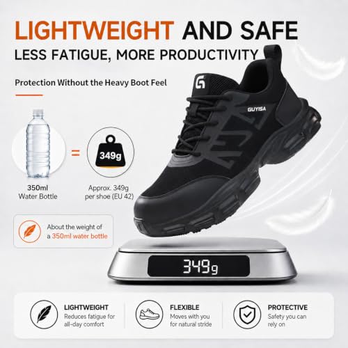 Image of Work Shoes for Men Lightweight Safety Shoes Men