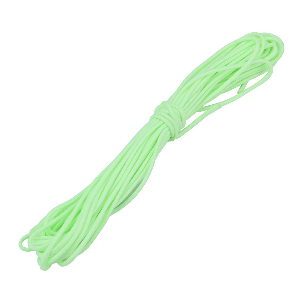 ZJchao (TM) Glow in The Dark Zesty 9 Strand 550 Luminous Glow in the Dark Paracorachute Cord … (150 m, zielony)