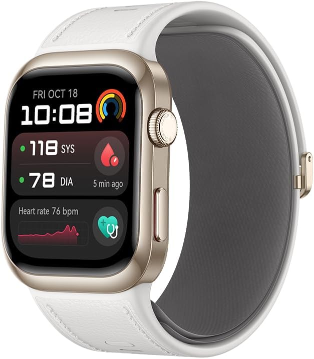 WATCH D2 Smartwatch, 1.82" AMOLED Touch display, Blood Pressure Monitoring, Slim Design, Bluetooth Calling, Compatible with iOS Android, 6 months HUAWEI care+, Gold