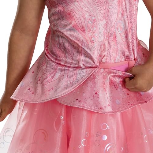 Disfraz completo Glinda Wicked color rosa para niñas miniatura 3